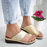 Chaussures en cuir pour femmes Plateforme confortable