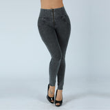 Jeans Femme Zipper Fly Super Stretch